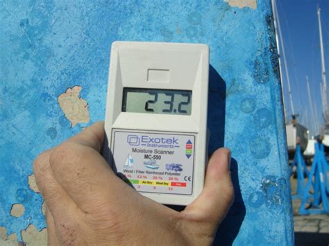 using a moisture meter on solid fiberglass laminate|Boat Hull Moisture: Inspection Techniques For Owners.